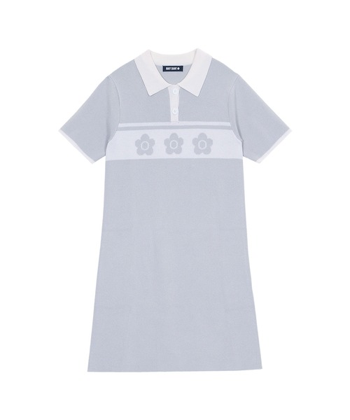 17日終日まで価格 マリークワント ワンピース ポロ MARY QUANT ワンピース マリークワント mary quant ポロニット