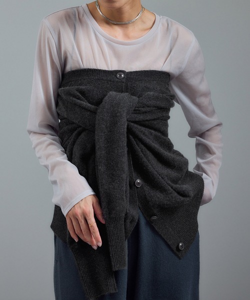 SALON adam et rope'（サロン アダム エ ロペ） カーディガン カシミヤ