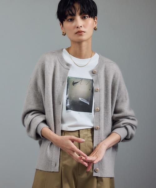 SALON adam et rope'（サロン アダム エ ロペ） カーディガン カシミヤ