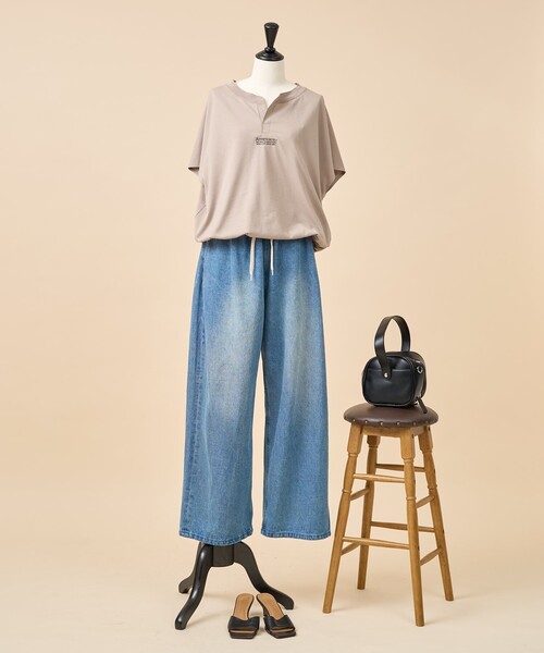 tシャツ Americana × THOUSAND MILE × FREAK'S STORE/アメリカーナ × サウザンドマイル 別注 天竺スキッパー FREAK'S STORE tシャツ Americana × THOUSAND MILE STORE