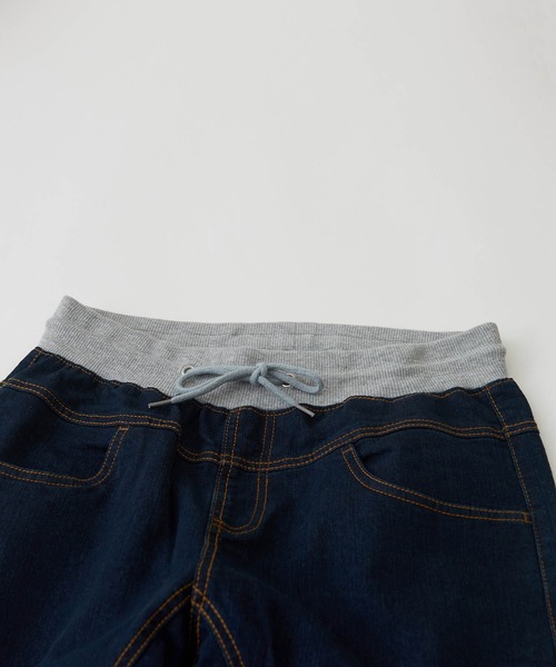 [CUBE SUGAR] обезьяна L Denim брюки M one woshu женский 