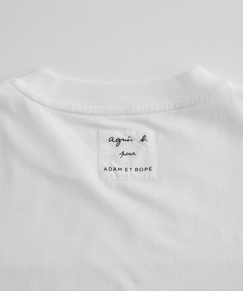 「agnes b.」 半袖Tシャツ「Adam et Ropeコラボ」 X-LARGE ホワイト系その他2 メンズ