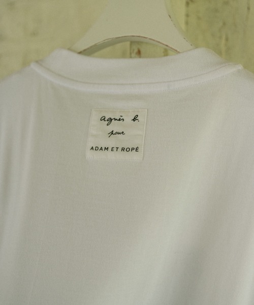 「agnes b.」 半袖Tシャツ「Adam et Ropeコラボ」 X-LARGE ホワイト系その他2 メンズ
