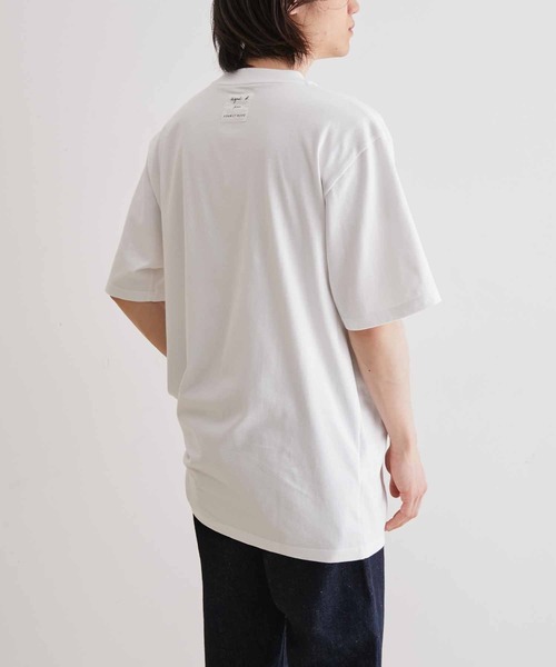 「agnes b.」 半袖Tシャツ「Adam et Ropeコラボ」 X-LARGE ホワイト系その他2 メンズ