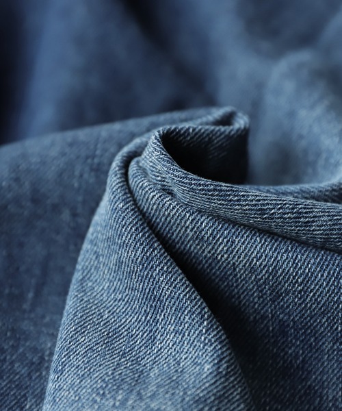 [antiqua] [patterntorso] обработка Denim брюки L индиго голубой женский 