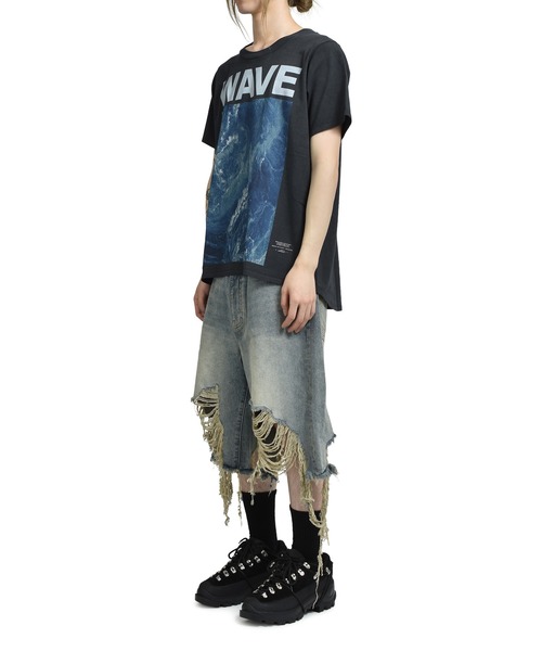 JUN/NAKAYAMA(ジュンナカヤマ) tシャツ WAVE T-SHIRTS メンズ JUN/NAKAYAMA(ジュンナカヤマ) tシャツ WAVE T-SHIRTS メンズ