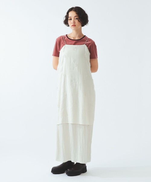 RayBEAMS⭐︎刺繍ワンピース　オケージョン、リゾート Ray BEAMS（レイ ビームス） ワンピース ビーズ 刺繍 キャミ