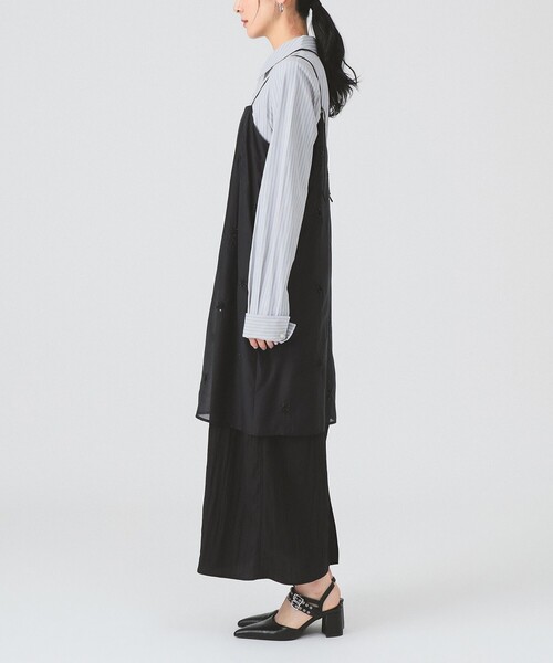 Ray BEAMS（レイ ビームス） ワンピース ビーズ 刺繍 キャミ