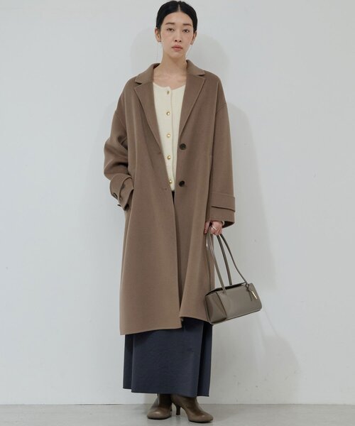 ガリャルダガランテゆったりオーバーサイズ上質ウールチェスターコート♪ GALLARDAGALANTE（ガリャルダガランテ） コート アウター リバー