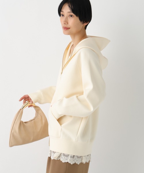 OUR きれいめパーカー　L Elura（エルーラ） パーカー 大人リュクスジップパーカー/590100
