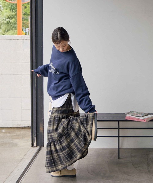 スカート チェック柄ティアードスカート : ZOZOTOWN Yahoo!店 - 通販