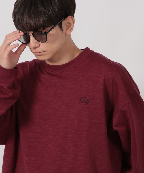 LAKOLE（ラコレ） tシャツ スラブロゴ刺繍ロンT / 582561 メンズ