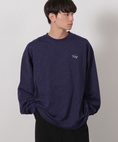 LAKOLE（ラコレ） tシャツ スラブロゴ刺繍ロンT / 582561 メンズ