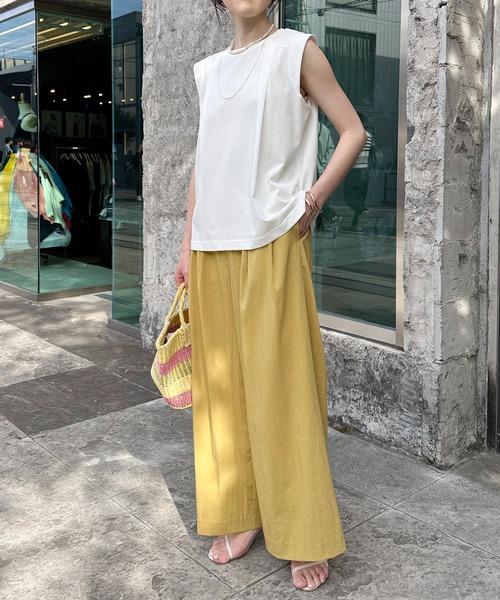 「COLLAGE GALLARDAGALANTE」 ノースリーブトップス FREE ミント レディース_画像2