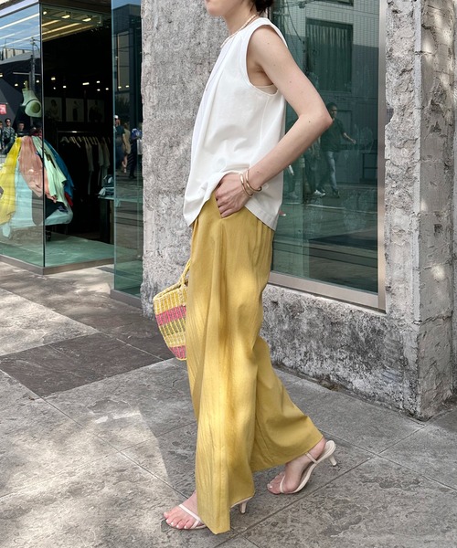 「COLLAGE GALLARDAGALANTE」 ノースリーブトップス FREE ミント レディース_画像3