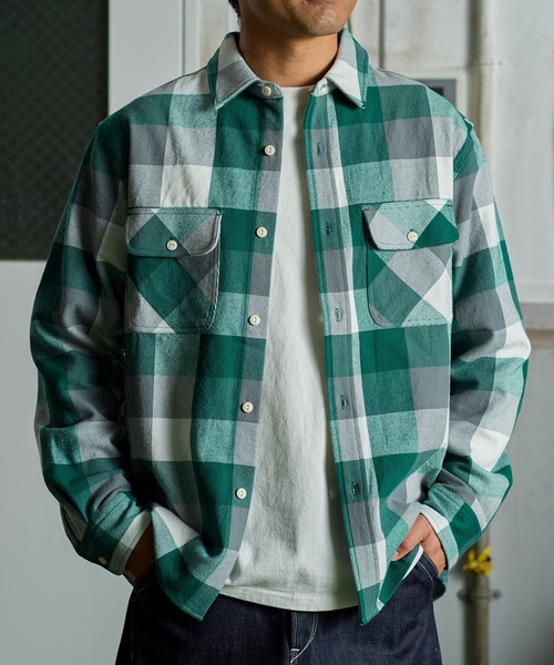 BIG MIKE（ビッグマイク） シャツ ヘビーフランネルシャツ メンズ