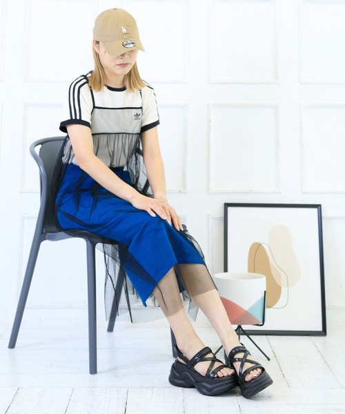 「attagirl」 フラットサンダル M シルバー レディース_画像9