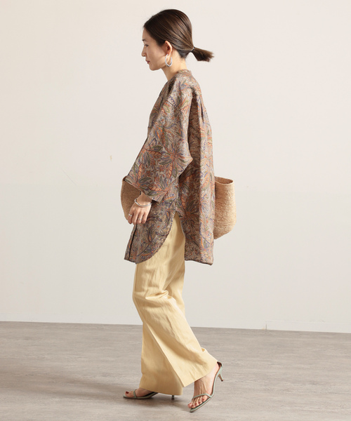 「VERMEIL par iena」 7分袖シャツ X-SMALL ブラウン レディースの画像