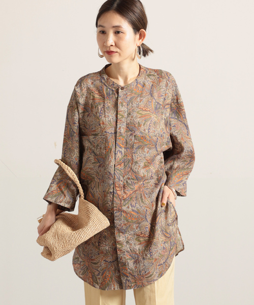 「VERMEIL par iena」 7分袖シャツ X-SMALL ブラウン レディースの画像
