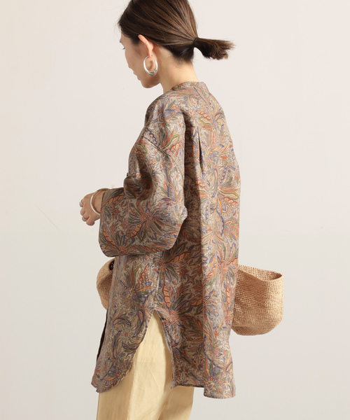 「VERMEIL par iena」 7分袖シャツ X-SMALL ブラウン レディースの画像