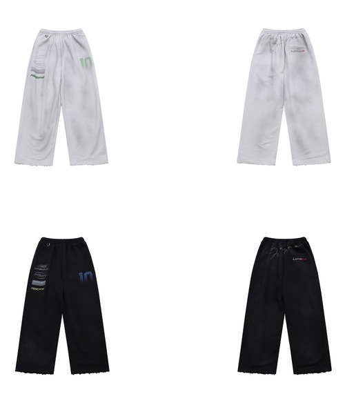 MASONPRINCE ワイドパンツ スウェットパンツ ジャージ メンズ