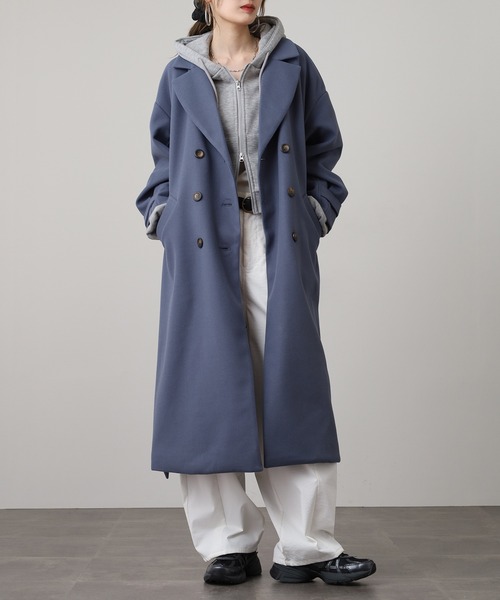 OMNES（オムネス） トレンチコート コート ニットモッサライト