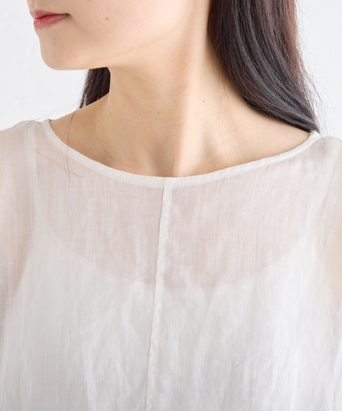 「PUAL CE CIN」 長袖ブラウス FREE オフホワイト レディース_画像2