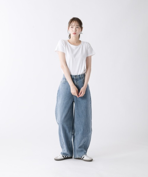 Enjouemen ジーンズ デニムバルーンパンツ メンズ レディース