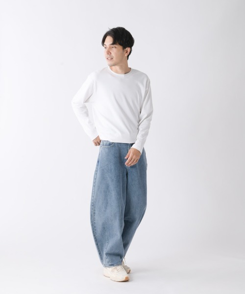 Enjouemen ジーンズ デニムバルーンパンツ メンズ レディース