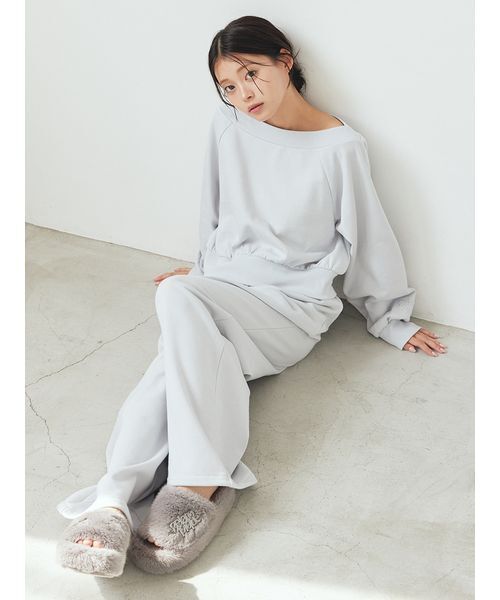 gelato pique（ジェラートピケ） パジャマ ルームウェア 裏毛ロング