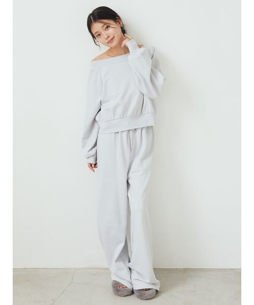 gelato pique（ジェラートピケ） パジャマ ルームウェア 裏毛ロング