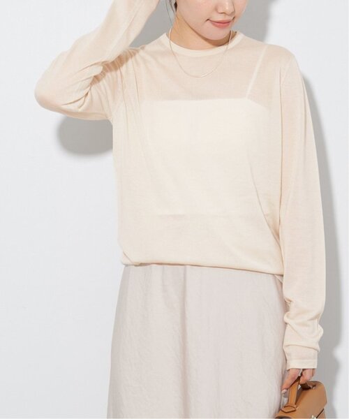 長袖ニット　ベージュ plage（プラージュ） 長袖ニット - ベージュ レディース : ZOZOTOWN