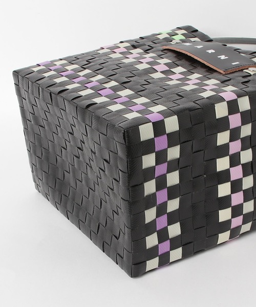 「MARNI MARKET」 かごバッグ FREE ブラック レディースの画像