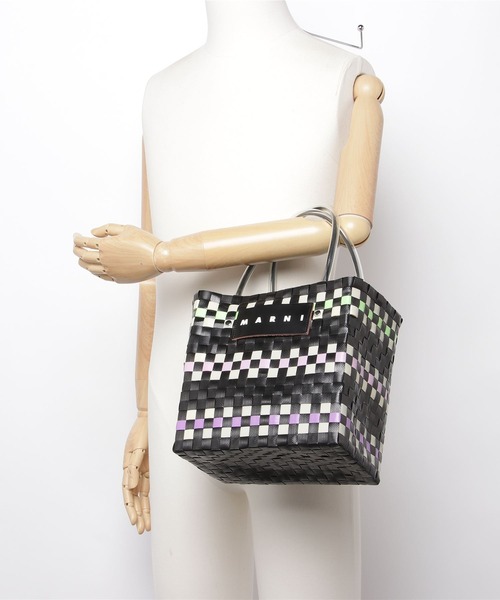 「MARNI MARKET」 かごバッグ FREE ブラック レディースの画像