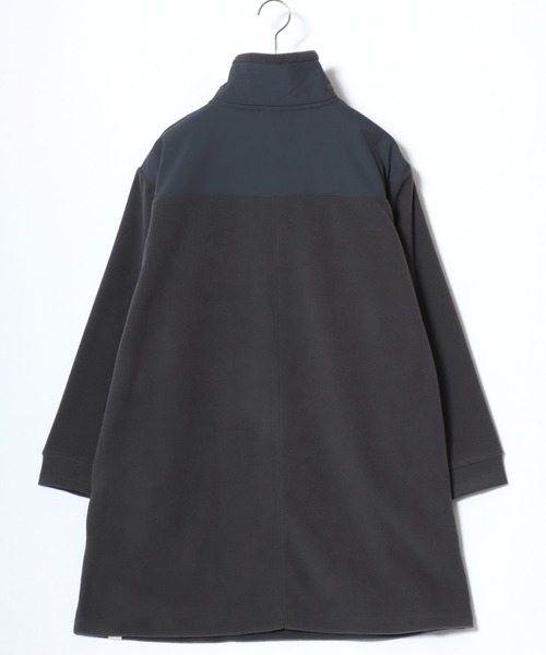チュニック 2025AW LOGOS/ロゴス フリース×ナイロン切替 ハーフスナップ スタンドチュニック ワンピース | LOGOS | 07
