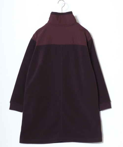 チュニック 2025AW LOGOS/ロゴス フリース×ナイロン切替 ハーフスナップ スタンドチュニック ワンピース | LOGOS | 09