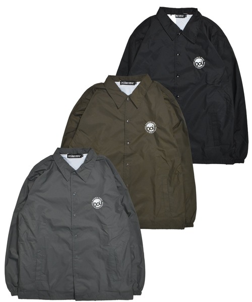 「DOUBLE STEAL」 ナイロンブルゾン LARGE チャコールグレー メンズ_画像4