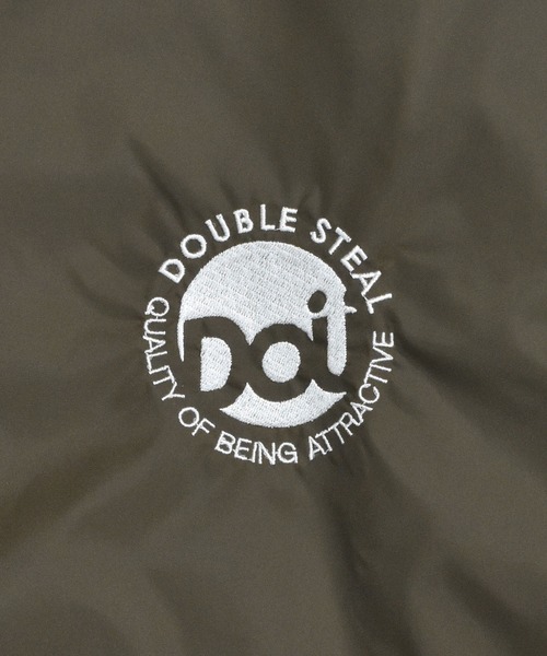 「DOUBLE STEAL」 ナイロンブルゾン LARGE チャコールグレー メンズ_画像8