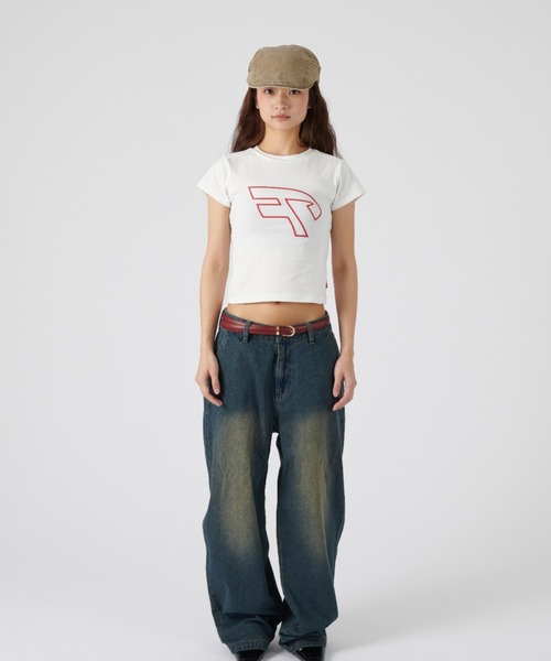 「FCMM」 半袖Tシャツ MEDIUM ホワイト レディース_画像6