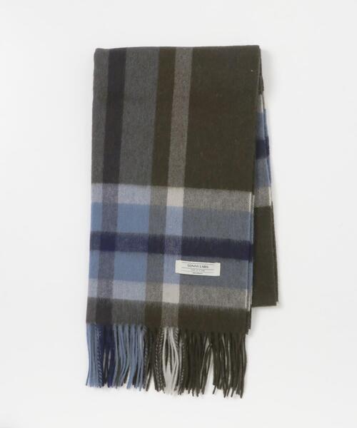URBAN RESEARCH Sonny Label マフラー ウールカシミヤチェックワイド