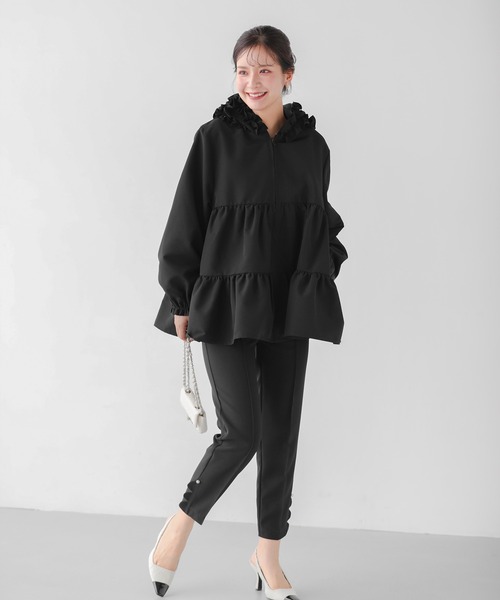 「Fit more」 ブルゾン FREE ブラック レディース_画像5