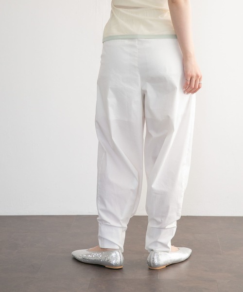 「KBF」 パンツ ONE オフホワイト レディース_画像3