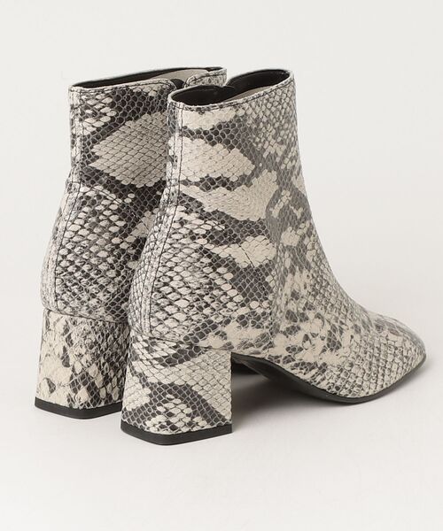 「STILMODA」 ショートブーツ 23cm グレー レディース_画像2