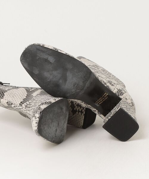 「STILMODA」 ショートブーツ 23cm グレー レディース_画像3