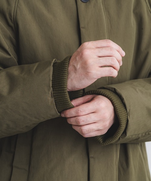 Drawer コットンバイオフィールドジャケット コート 刺繍ロゴ ブルゾン Drawer コットンバイオフィールドジャケット コート 刺繍ロゴ ブルゾン