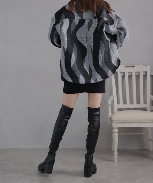 「VIVIAN」 ロングブーツ LL ブラック レディース_画像8