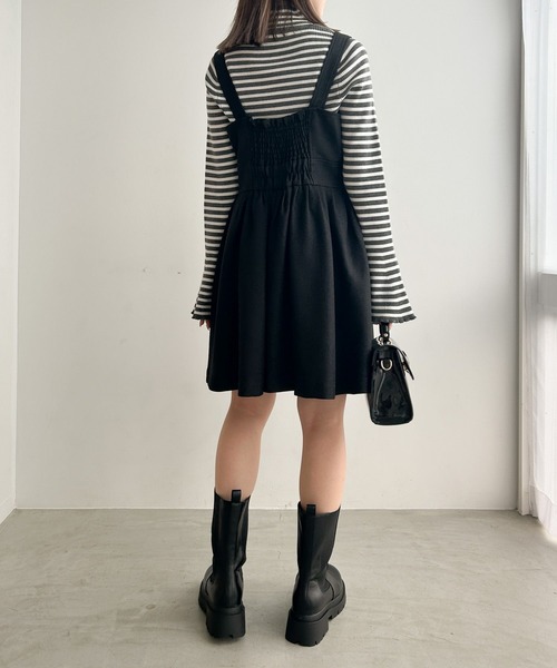 「Heather」 キャミソールワンピース FREE グレー レディース_画像9
