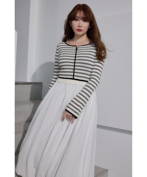 本日限定値下げ her lip to ワンピース　白　超美品 本日限定値下げ her lip to ワンピース 白 超美品