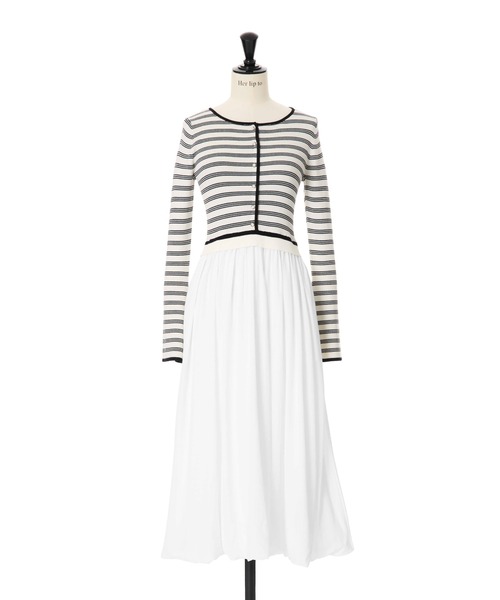 B*l様 Her lip to ワンピース ブラック・ホワイト Her lip to 長袖