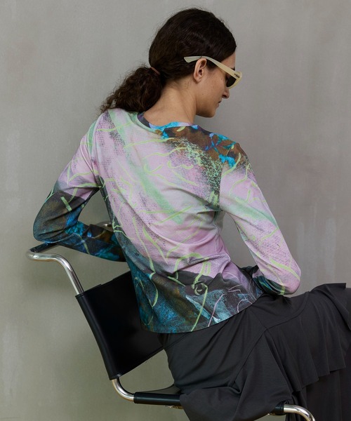 MAISON SPECIAL イマジネーションプリントトップス MAISON SPECIAL（メゾンスペシャル） tシャツ Imagination Print Tops